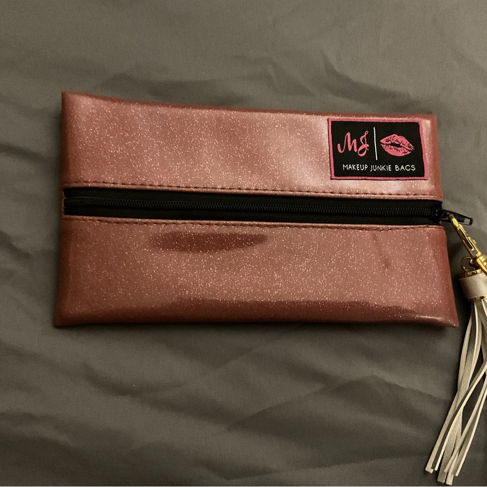 Makeup Junkie Bags MINI Rose Cosmetic Pouch